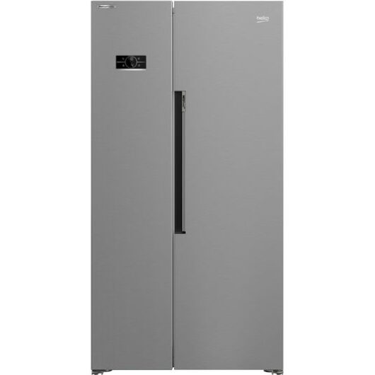 BEKO Pro HarvestFresh ASL1442VPS American-Style Fridge Freezer - Stainless Steel