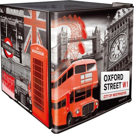 HUSKY London HUS-EL195 Mini Fridge - Black