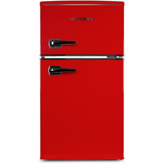MONTPELLIER Retro MAB2035ER 80/20 Undercounter Fridge Freezer - Red