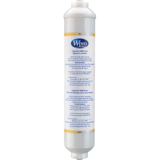 WPRO USC100 Universal Water Filter - Refill Cartridge