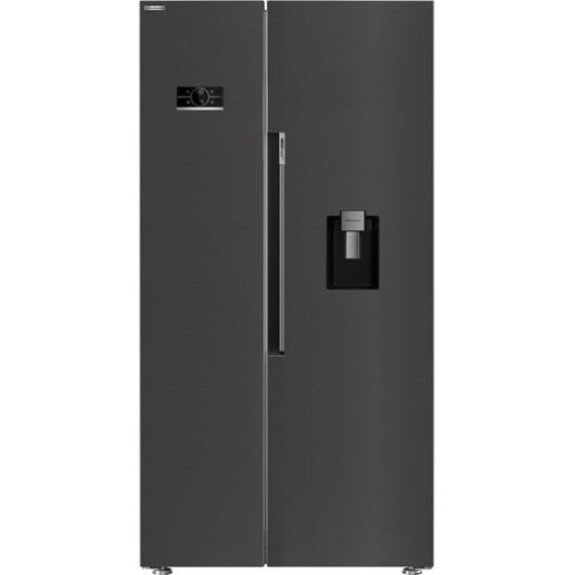 BEKO Pro ASD2442VPZ American-Style Fridge Freezer - Black