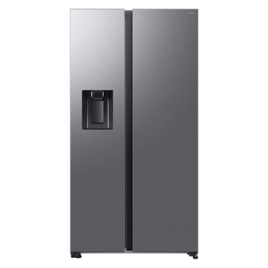 Samsung RS70F66KCTEU Series 7 Bespoke AI 91cm Side by Side American Style Fridge Freezer in Silver