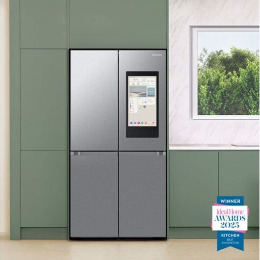 SAMSUNG Family Hub with AI Vision RF65DG9H0ESREU Smart Fridge Freezer - Silver