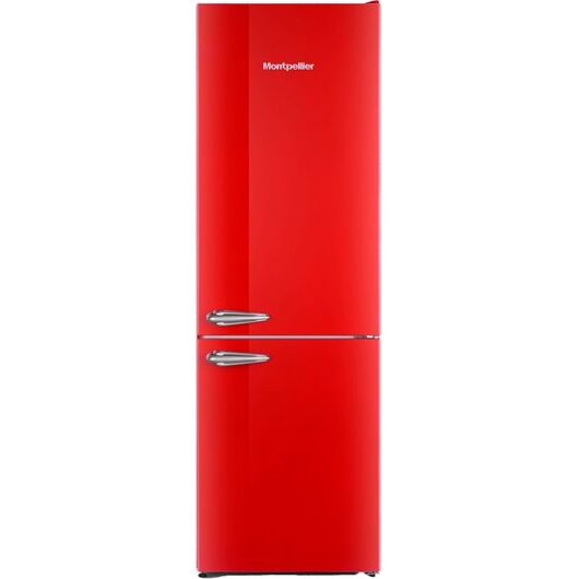 MONTPELLIER Retro MAB386ER 60/40 Fridge Freezer - Red