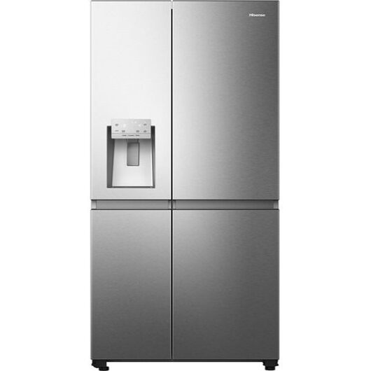 HISENSE PureFlat Infinite RS818N4IIE American-Style Smart Fridge Freezer - Stainless Steel