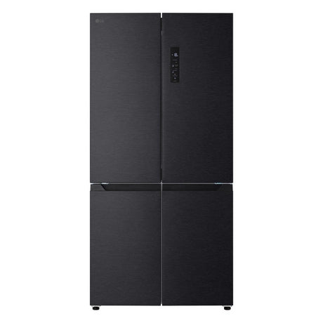 LG GMM42ABBEH 191cm 600L American Style Fridge Freezer in Matte Black - E Rated