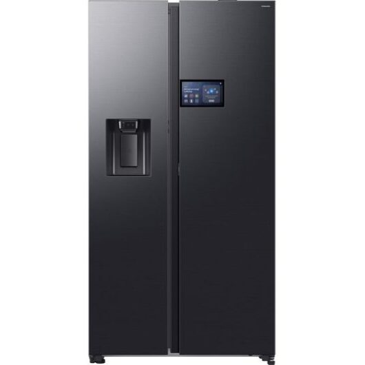 SAMSUNG Bespoke AI Series 9 AI Home RS90F64EDFEU American-Style Smart Fridge Freezer - Black