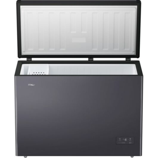 HAIER HCE300NFEK Chest Freezer - Dark Inox