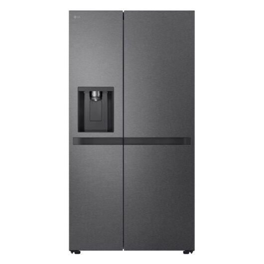 LG GSLC40EPPE 638L NatureFRESH Plumbed American Fridge Freezer Black