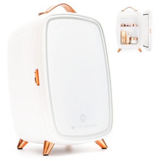 RIO Rio Beauty Skincare Fridge with Mirror - White