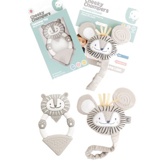 Cheeky Chompers Teething Toy Pack - Bertie The Lion
