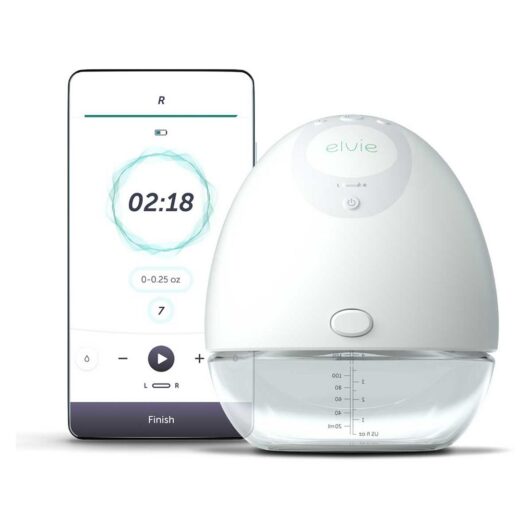 Elvie Pump Single - Ultra-Quiet, Wearable Electric Breast