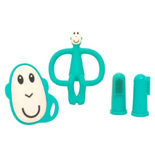 Matchstick Monkey Teething Starter Set - Green